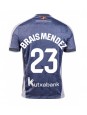 Billige Real Sociedad Brais Mendez #23 Bortedrakt 2025-26 Kortermet